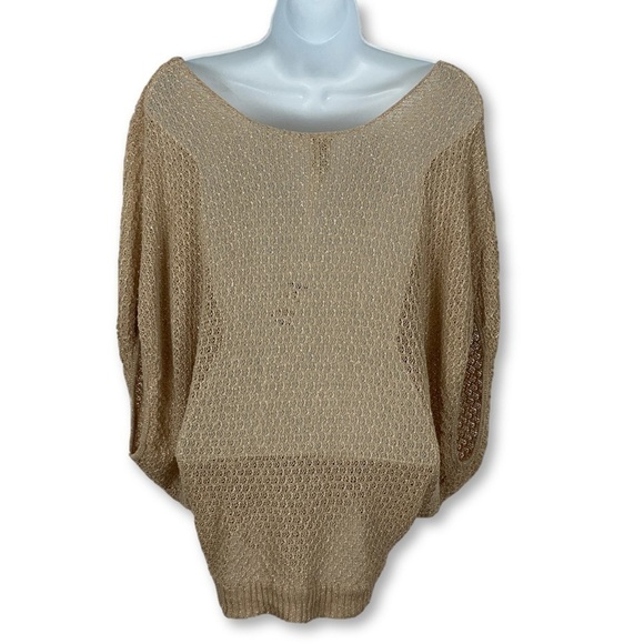 Free People - Boho Crochet and Lace Poncho Top - Picture 5 of 8
